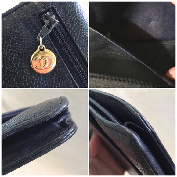 👑✅PRICE FIRM✅NO OFFERS SUPER SALE!! AUTHENTIC Chanel Caviar Clutch - Picture 7 of 14